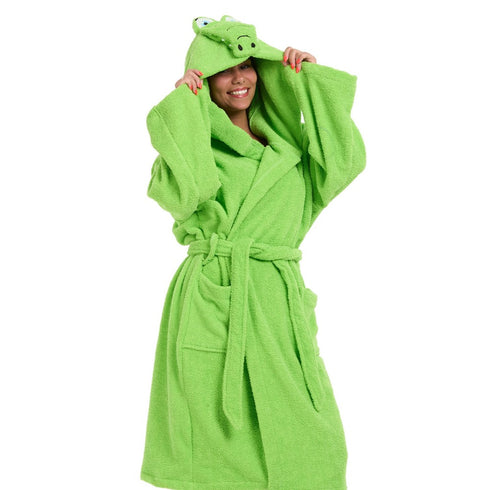 Snuggs Animal Bathrobe Crocodile